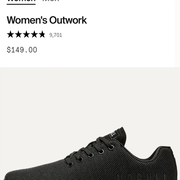 NOBULL Women's Black Athletic Shoes - Picture 2 of 8